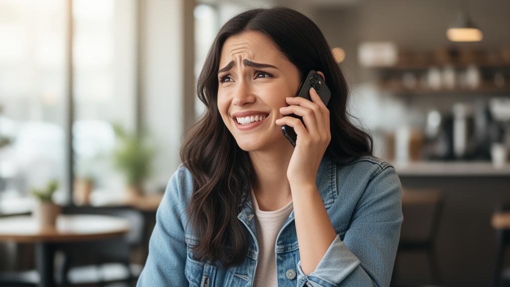 Person on phone call