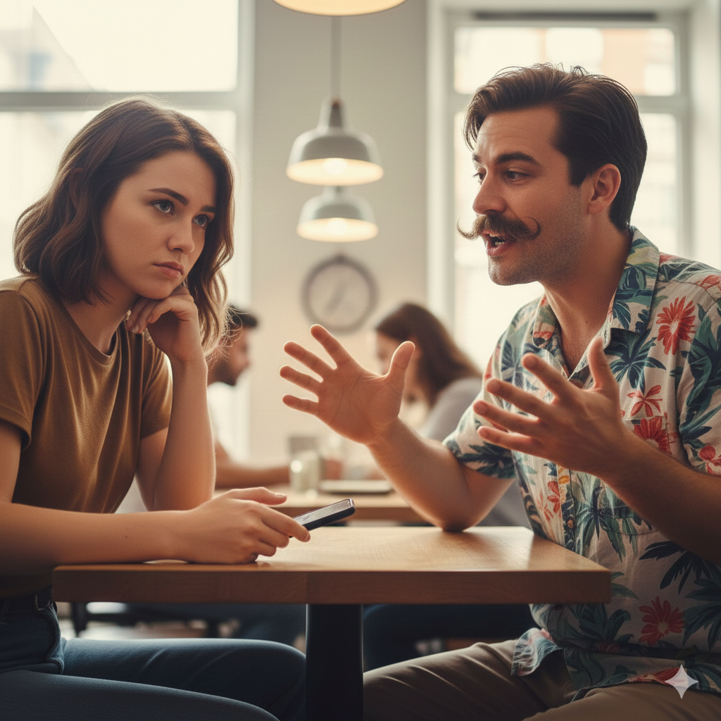 Awkward date scenario